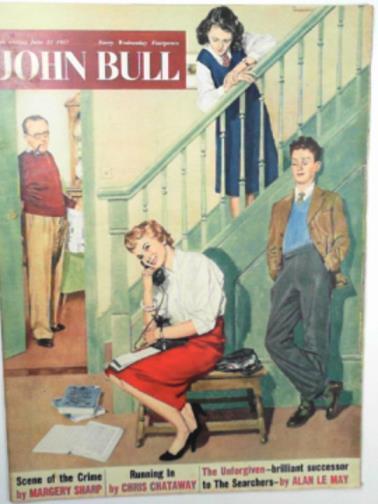 SHARP, Margery - 'Scene of the Crime' in John Bull no.2660, June 22, 1957