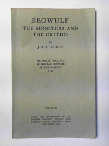 TOLKIEN, J.R.R. - Beowulf: the monsters and the critics