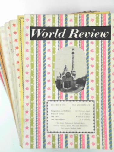  - World Review: 12 issues, December 1950 - April-May 1953