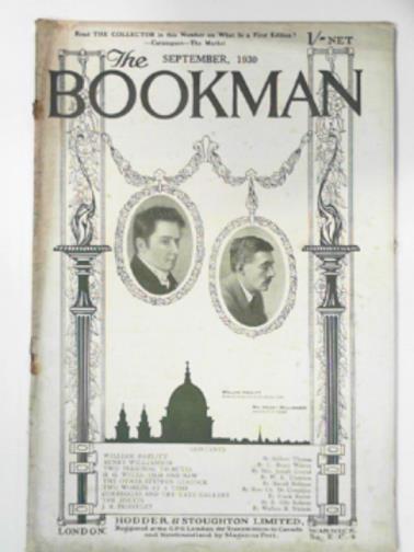  - The Bookman, no.468, vol.LXXVIII, September 1930