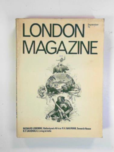 ROSS, Alan (ed) - London Magazine, new series:September 1970, vol.10, no.6