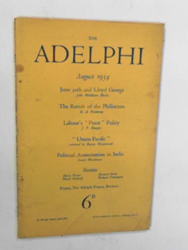  - The Adelphi, new series, vol.8, no.5, August 1934