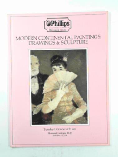 PHILLIPS - Modern continental paintings, drawings & sculpture