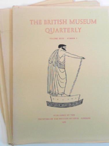 - The British Museum Quarterly, vol.XXIII, nos.-4, September 1960 - June 1961