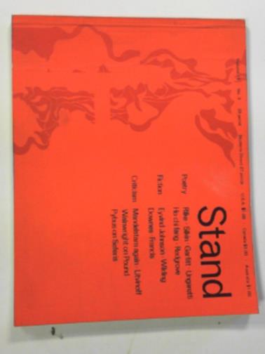 SILKIN, Jon & others (eds) - Stand, volume 15, no.3, 1974