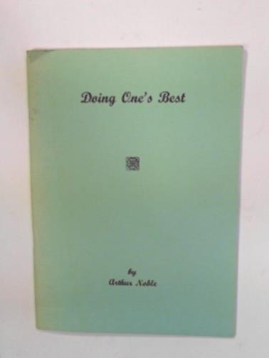 NOBLE, Arthur - Doing one's best