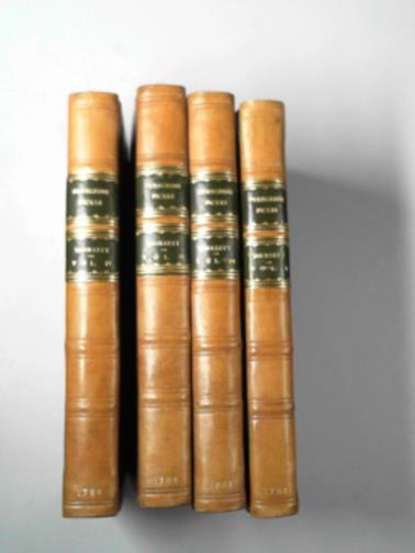 SMOLLETT, Tobias - The adventures of Peregrine Pickle, in which are included , memoirs of a lady of quality (4 volumes)
