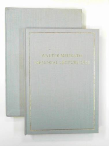 ACTON, Harold - Three extraordinary ambassadors (Walter Neurath memorial lecture, 15)
