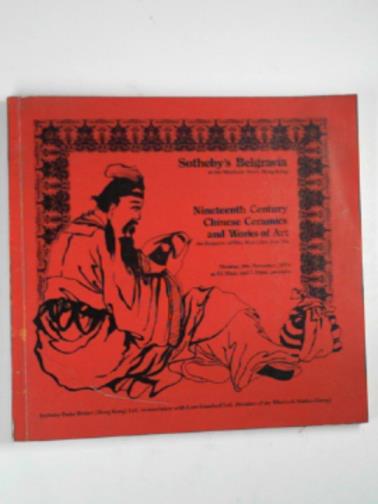 SOTHEBY'S BELGRAVIA - Nineteen century Chinese ceramics and works of art (4th November 1974)