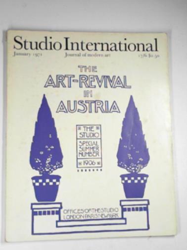 TOWNSEND, Peter (ed) - Studio International, volume 181, no.929, January 1971