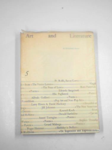 RIVERS, Larry & HOCKNEY, David - Art and literature: an international review, no. 5, summer 1964