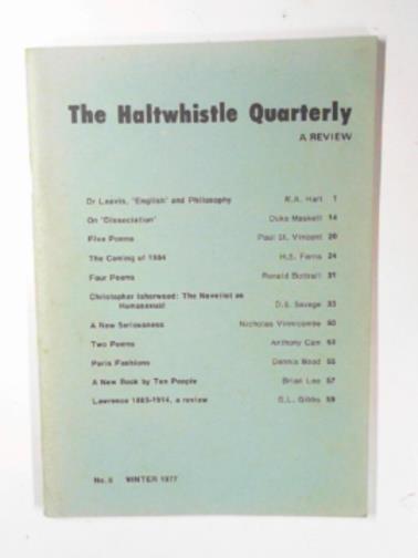 LEE, Brian & MASKELL, Duke (eds) - The Haltwhistle Quarterly: an irregular review, no.6, Winter 1977