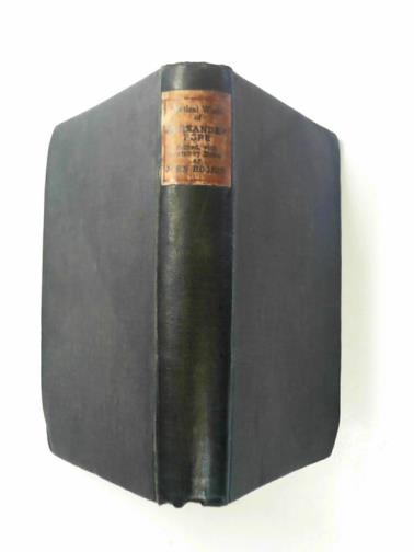 POPE, Alexander (intro John Hogben) - The poetical works of Alexander Pope