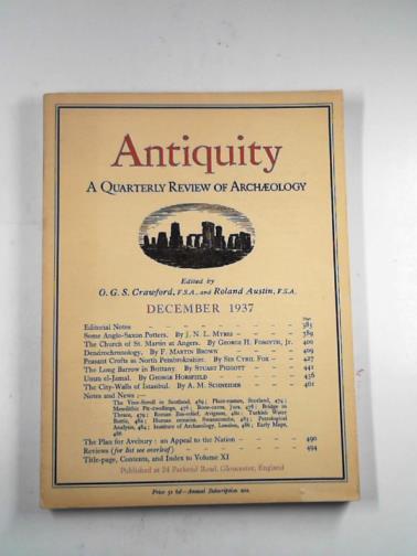 CRAWFORD, O.G.S & AUSTIN, Roland (eds) - Antiquity: a quarterly review of archaeology, vol. XI, no.44, December 1937