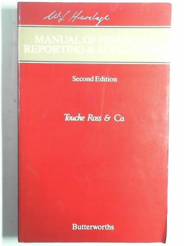 STILLING, P. J & others - Manual of financial reporting and accounting