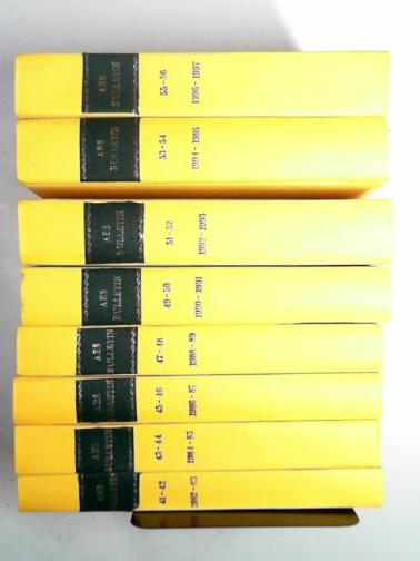 JARVIS, Wayne (ed) - The bulletin of the Amateur Entomologists' Society vols. 41-56 (1982-1997)