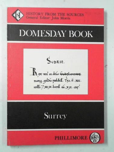 MORRIS, John (ed) - The Domesday Book 3: Surrey