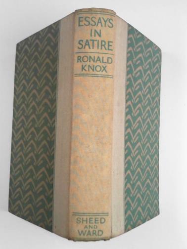 KNOX, Ronald - Essays in satire