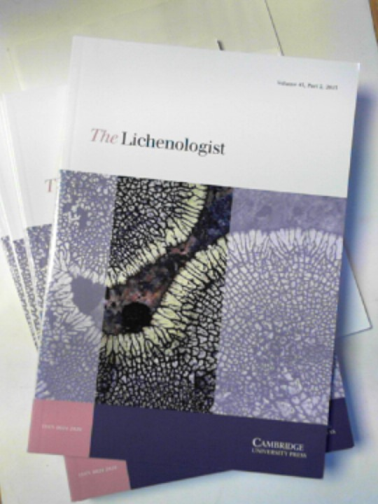CRITTENDEN, P.D. (ed) - The Lichenologist, volume 45, parts 2-6, 2013, + index