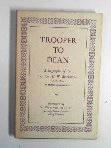 BLACKBURNE, Haidee - Trooper to dean