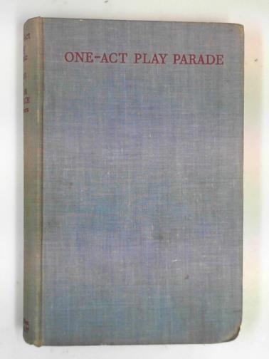 WALLACE, Edgar, and others - One-act play parade