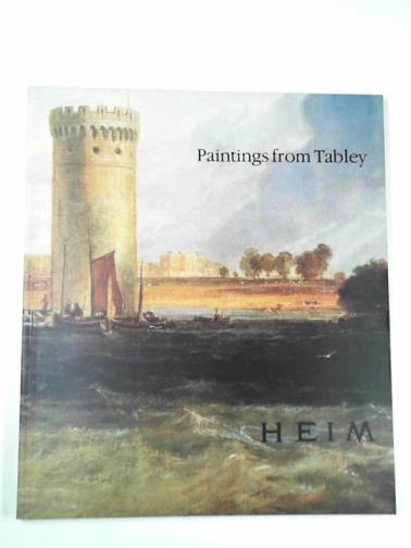 CANNON-BROOKES, Peter (ed) - Paintings from Tabley