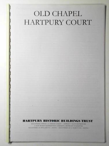  - Old Chapel, Hartbury Court