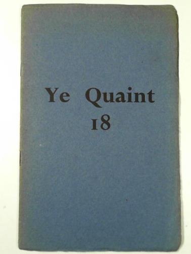  - Ye quaint, no. 18