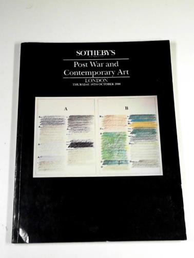 SOTHEBY'S - Post war and contemporary art  (October 1990)