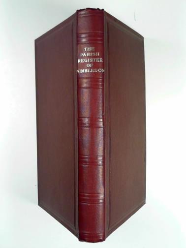  - The parish register of Wimbledon, co.Surrey