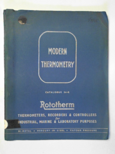 ROTOTHERM - Modern Thermometry (Catalogue 54-G)