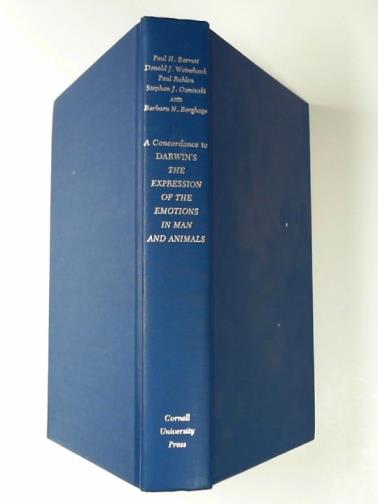 BARRETT, Paul H. & others (ed) - A concordance to Darwin's the expression of the emotions in man and animals