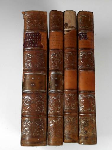PERCIVALL, William - Hippopathology: a systematic treatise on the disorders and lamenesses of the horse; with their modern and most approved methods of cure (4 volumes)