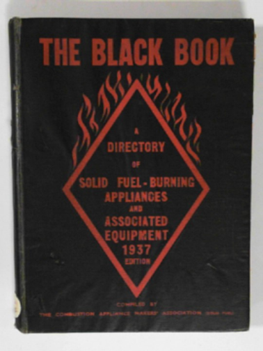  - The black book, a directory of solid fuel burning apliances and associated equipment 1937 edition