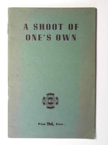 DROUGHT, J.B - A shoot of one's own