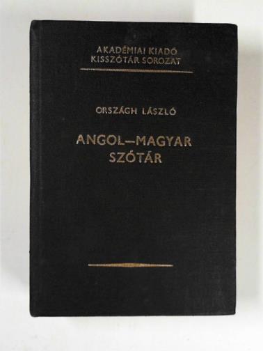 ORSZAGH, L. - English Hungarian dictionary