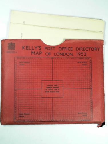 KELLY'S - Kelly's Post Office directory map of London, 1952