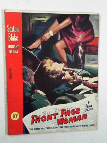 SAXON, Peter - Front page woman