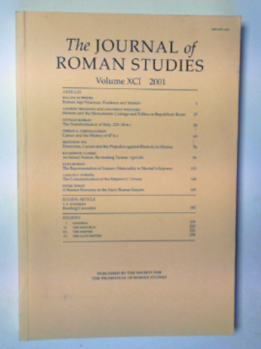 GOODMAN, Martin D. (ed) - The Journal of Roman Studies, volume XCI (91), 2001