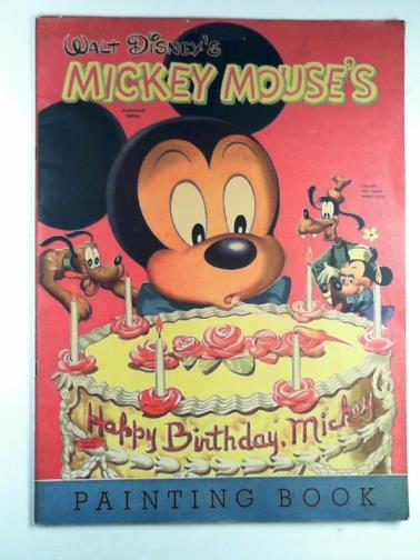 DISNEY, Walt - Mickey Mouse's painting book