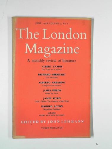 LEHMANN, John (ed) - The London Magazine, volume 5, no. 6, June 1958