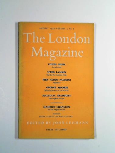 LEHMANN, John (ed) - The London Magazine. volume 5, no. 8, August 1958