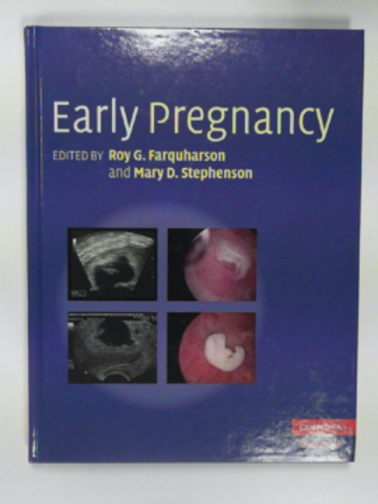FARQUHARSON, Roy G. & STEPHENSON,Mary D. (eds) - Early pregnancy