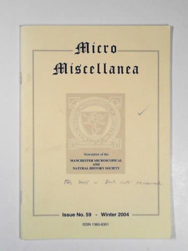EDGAR, S. (ed) - Micro miscellanea, issue no. 59, Winter 2004
