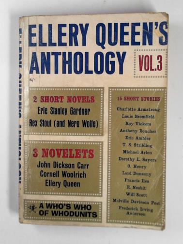 QUEEN, Ellery (ed) - Ellery Queen's anthology, vol. 3