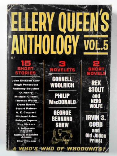 QUEEN, Ellery (ed) - Ellery Queen's anthology vol. 5