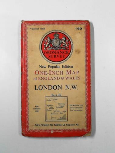 ORDNANCE SURVEY - One-inch map of England & Wales: sheet 160: London N.W