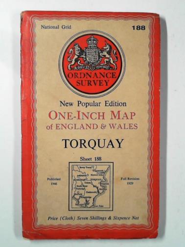 ORDNANCE SURVEY - One-inch map of England & Wales, sheet 188: Torquay