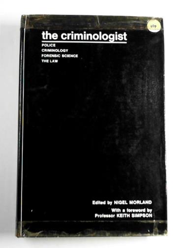 MORLAND, Nigel (ed) - Papers from 