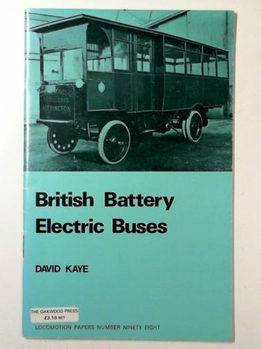 KAYE, David - British battery electric buses